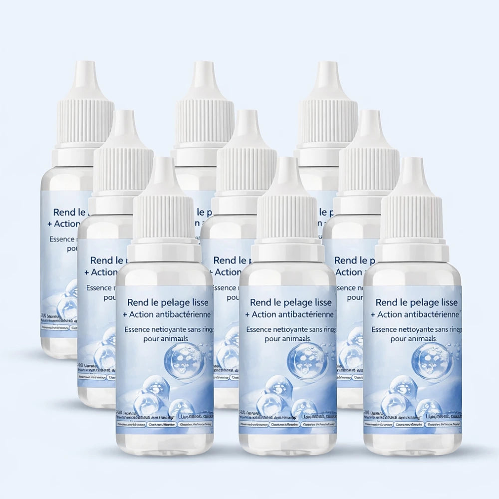 Gouttes de shampoing rafraîchissantes pour le pelage