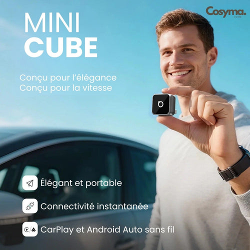 Adaptateur sans fil pour CarPlay et Android Auto