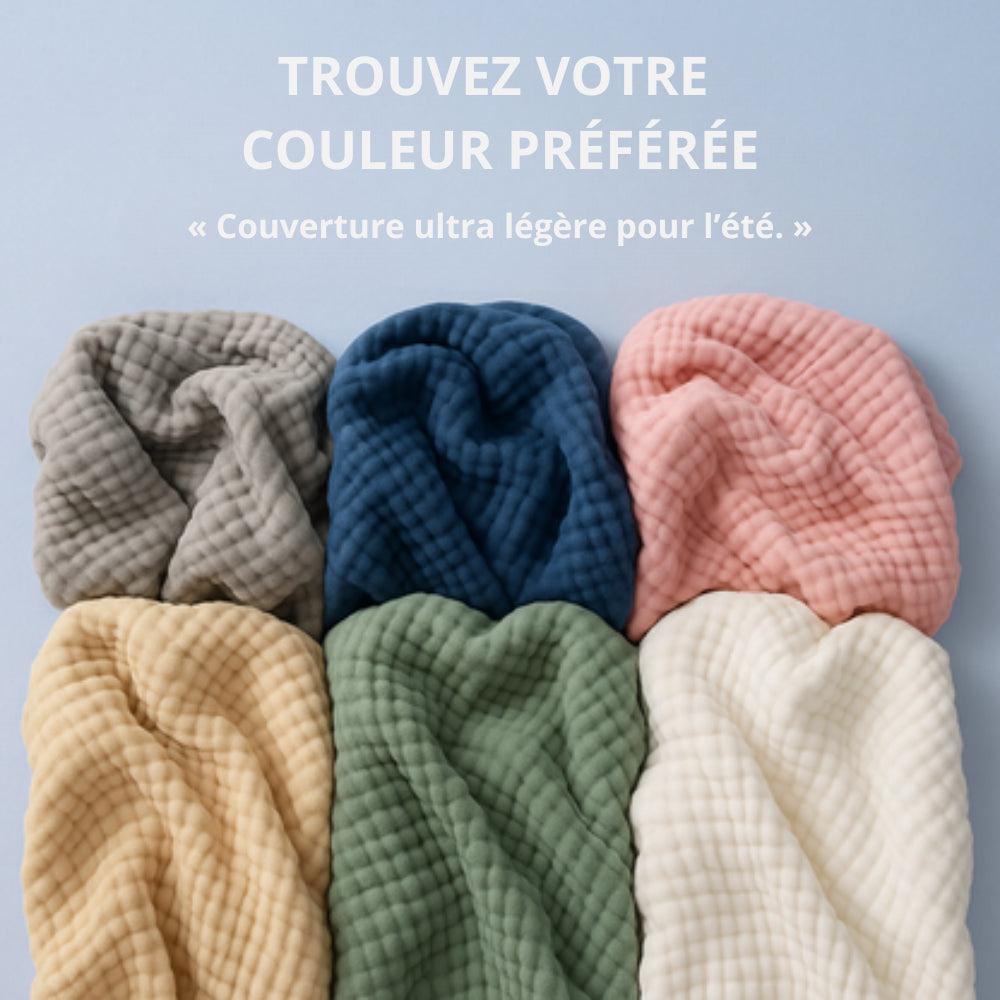 Couverture en mousseline douce