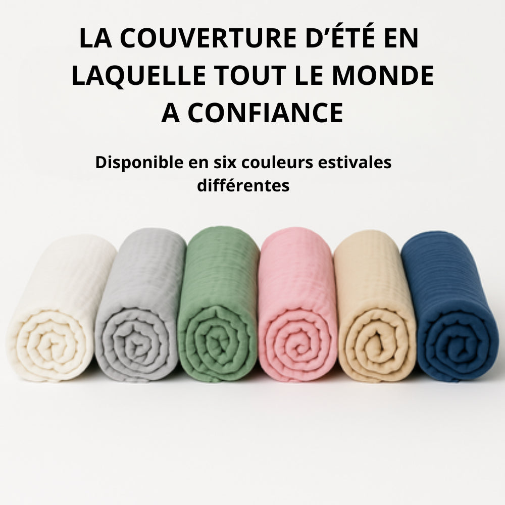 Couverture en mousseline douce