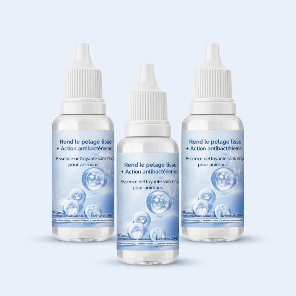 Gouttes de shampoing rafraîchissantes pour le pelage