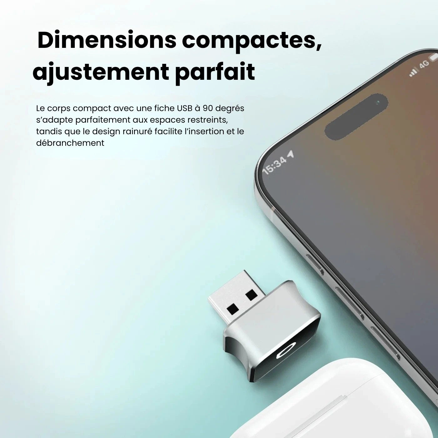 Adaptateur sans fil pour CarPlay et Android Auto