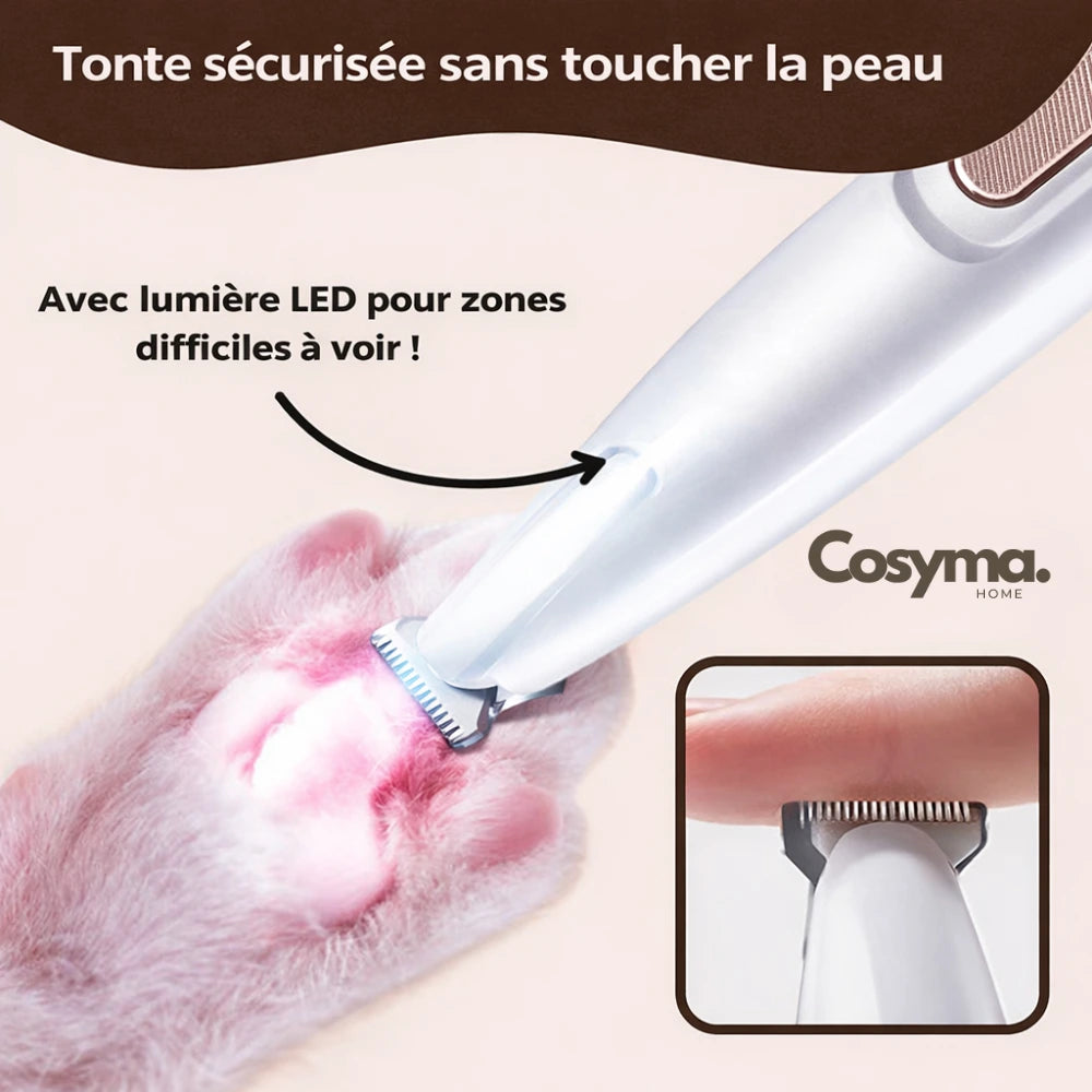 Tondeuse de précision professionnelle pour animaux de compagnie