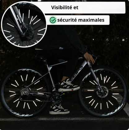 Kit de réflecteurs pour rayons (12 pièces)