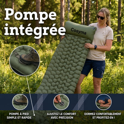 Matelas pneumatique compact ultraléger
