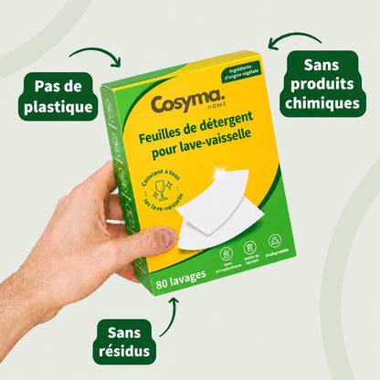 Feuilles de lave-vaisselle écologiques