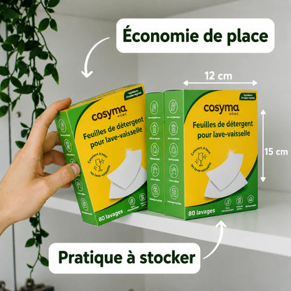 Feuilles de lave-vaisselle écologiques