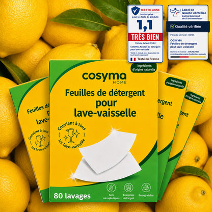 Feuilles de lave-vaisselle écologiques