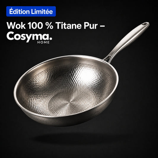 Wok 100 % Titane Pur – COSYMA