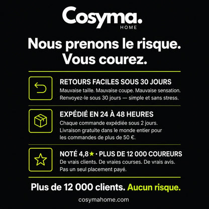Short de course 2-en-1 Cosyma Home
