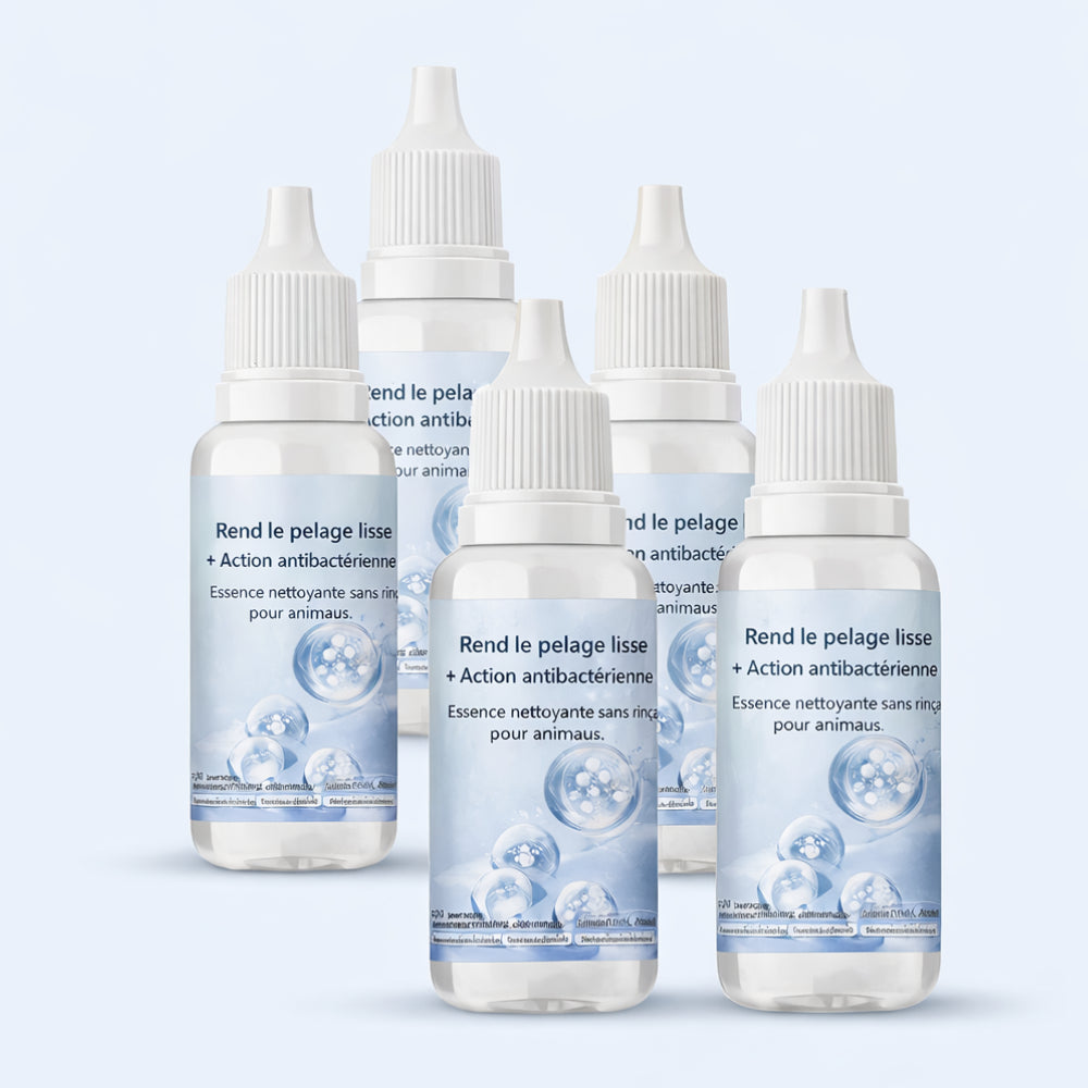Gouttes de shampoing rafraîchissantes pour le pelage