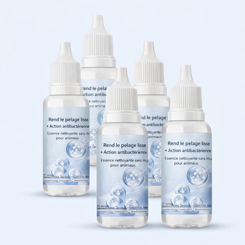Gouttes de shampoing rafraîchissantes pour le pelage