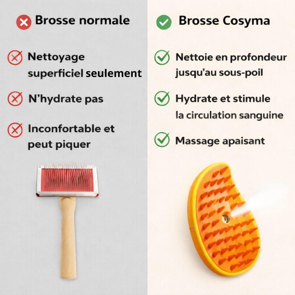 Brosse de toilettage pour animaux de compagnie